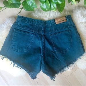 ZENA Vintage Cut Off High Waist Mom Jean Shorts 8